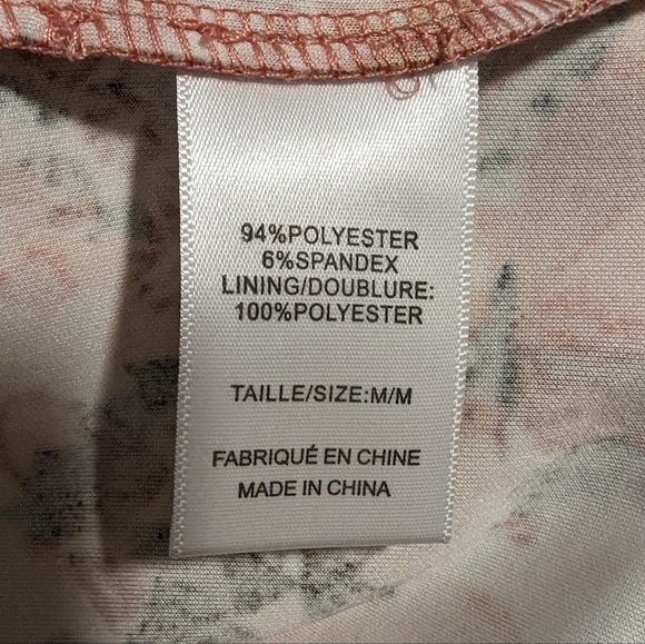 ⭐ BOGO | Suzy Shier Coral Floral Dress - Ladies Size M - Picture 5 of 5